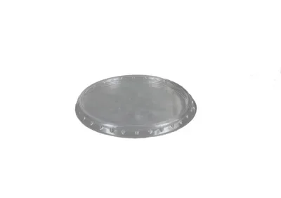 Deksels voor saladebakken “rond”, aPET Ø 10,1 cm transparant