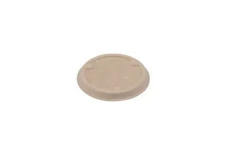 Deksels voor sausbakjes, suikerriet Ø 6,95 cm beige