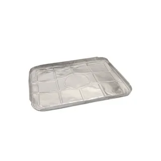 Deksels voor schalen, aluminium 22,7 x 17,7 cm
