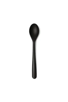 Dessertlepels herbruikbaar, CPLA 14,5 cm zwart Folia