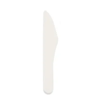 Messen, papier 15,9 cm wit Kraft