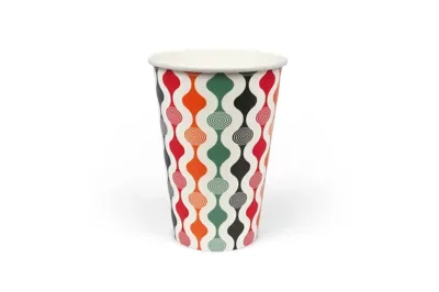 Milkshakebekers 400 ml (16 oz), karton Ø 9,2 x 12,6 cm verschillende kleuren Retro