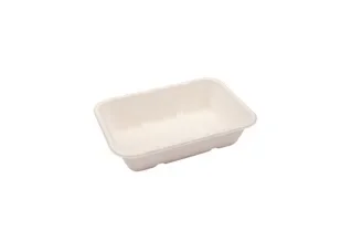 Maaltijdbakken 500 ml, suikerriet 18 x 12,5 x 4,5 cm beige