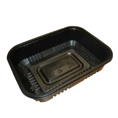 Menubakken topseal 2250 ml, PP 23 x 19 x 7 cm zwart