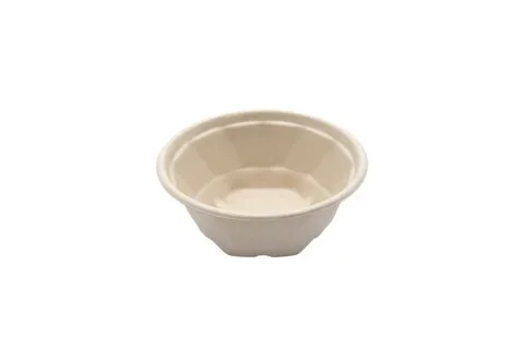 Saladebakken 750 ml, suikerriet Ø 16 x 6 cm beige