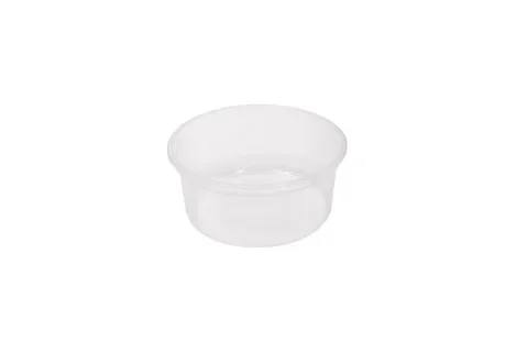 Saladebakken rond 350 ml, PP Ø 11,5 cm transparant