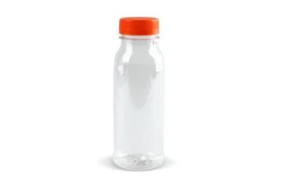 Flessen met dop 250 ml, aPET transparant