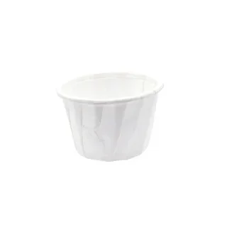 Sauscups 35 ml (1,25 oz), papier Ø 4,3 x 3 cm wit