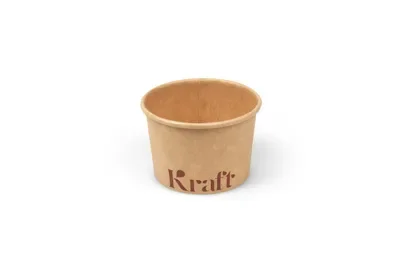 Sausbakjes 45 ml (1,5 oz), karton Ø 6,1 x 4 cm bruin Kraft