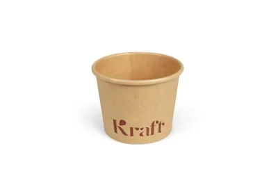Sausbakjes 60 ml (2 oz), karton Ø 6,1 x 4,8 cm bruin Kraft