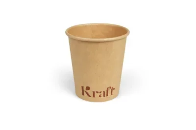 Sausbakjes 120 ml (4 oz), karton Ø 6,1 x 6,5 cm bruin Kraft
