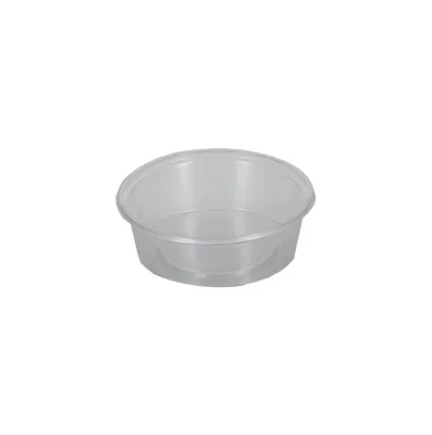 Sausbakjes “rond” 50 ml, PP Ø 7,03 x 2,4 cm transparant