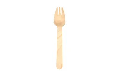 Snackvorken, hout 13,5 cm