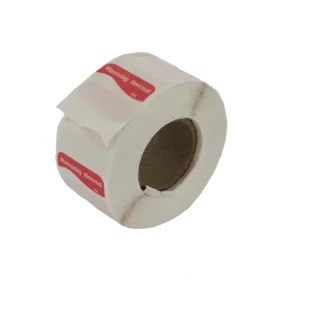 Etiketten oplosbaar Daymark, 2,5 x 2,5 cm rood “Woensdag Mercredi”