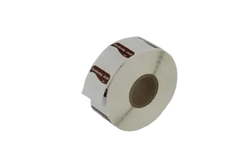 Etiketten beschrijfbaar Daymark, 2,5 x 2,5 cm bruin “Donderdag Jeudi”