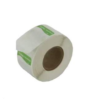 Etiketten oplosbaar Daymark, 2,5 x 2,5 cm groen “Vrijdag Vendredi”