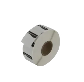 Etiketten beschrijfbaar Daymark, 2,5 x 2,5 cm zwart “Zondag Dimanche”