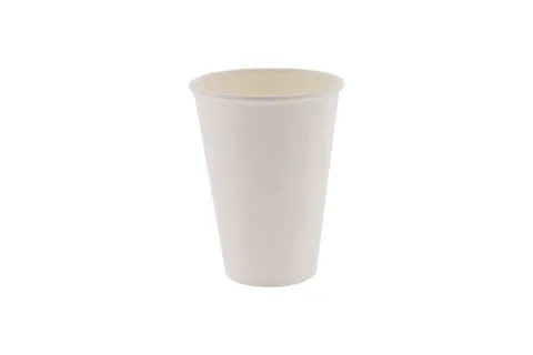 Koffiebekers 180 ml (7,5 oz), karton Ø 7,03 x 9,2 cm “max 5 procent” wit
