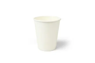 Koffiebekers 150 ml (6 oz), karton Ø 7,03 x 8 cm wit