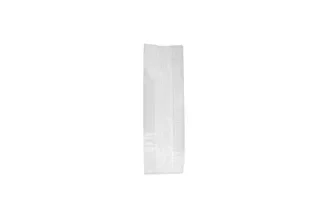 Zijvouw zakken, LDPE 14/4 x 45 cm 20 µm transparant