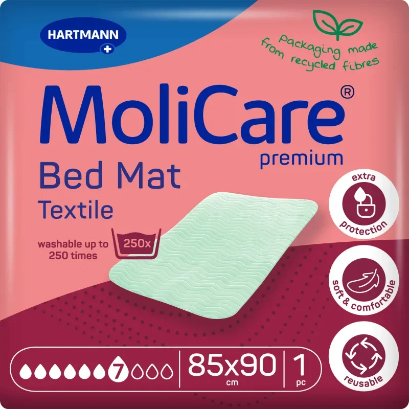MoliCare Bed Mat Tex 7 druppels 75 x 85