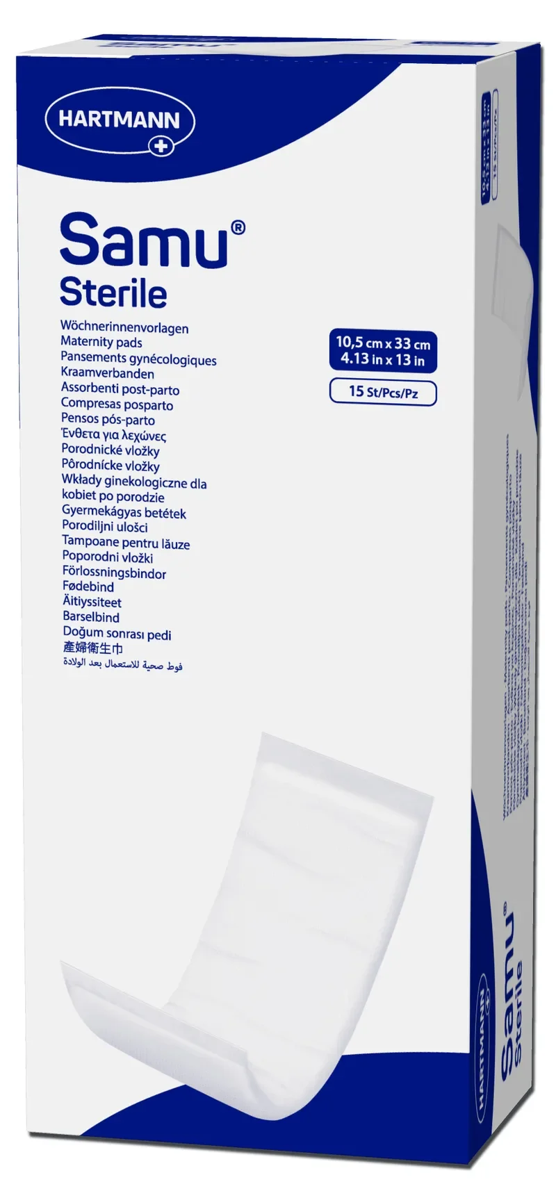 Samu kraamverband 10,5 x 33 cm steriel