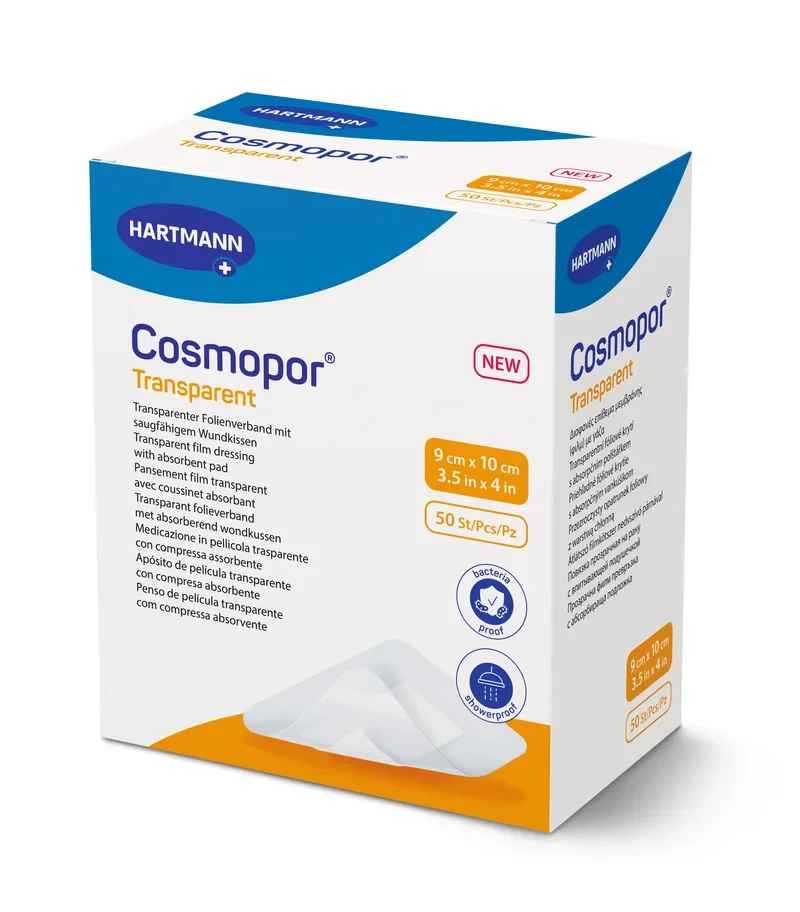 Cosmopor transparent 5 x 7,2 cm