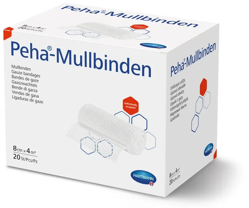 Peha-gaaszwachtel 4 m x 6 cm in cellofaan