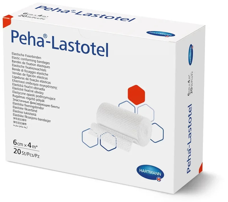 Peha-lastotel 4 m x 4 cm in cellofaan