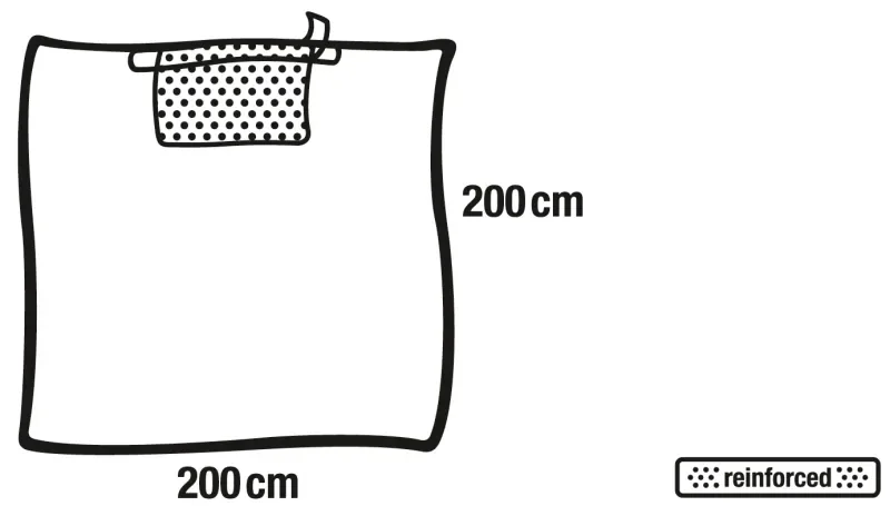 Foliodrape afdek zelfklevend Protect Plus 90 x 100
