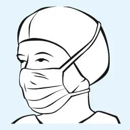 Foliodress mask perfect groen