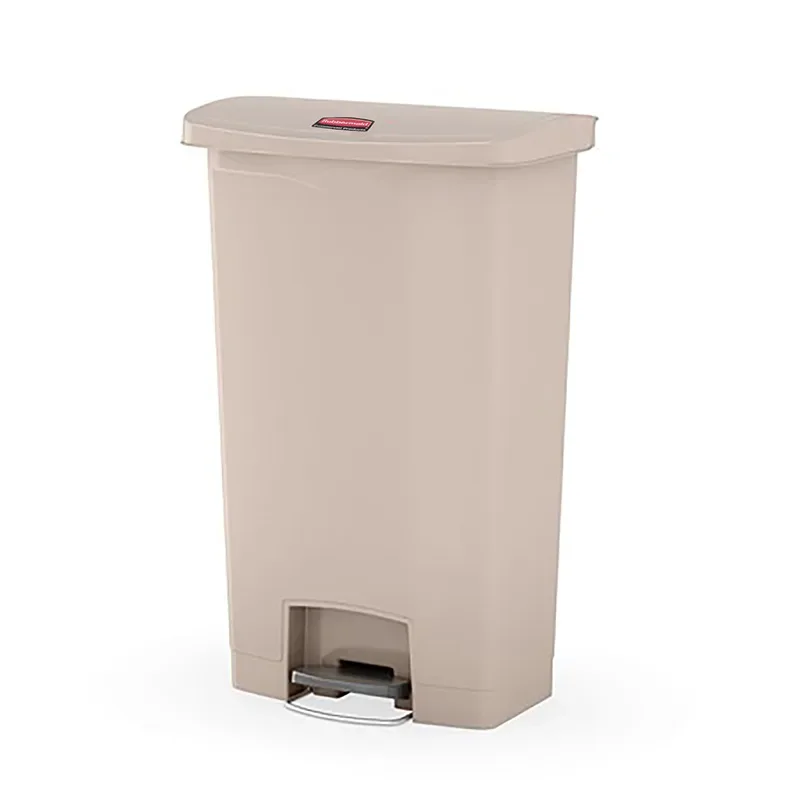 Slim Jim Step On container Front Step kunststof 68 ltr, Rubbermaid