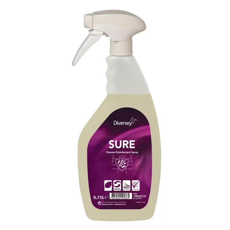 Sure Cleaner Disinfectant Spray - gebruiksklare reinigings- en desinfectiespray