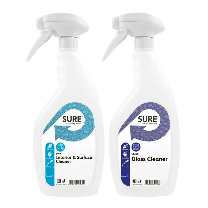 Losse sproeiflacons Sure Glass Cleaner & Sure Interior Surface Cleaner