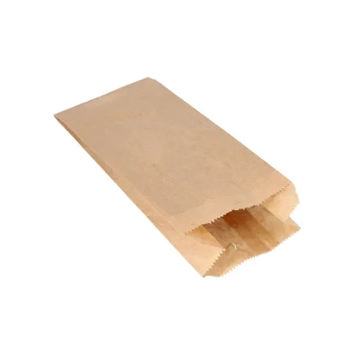 Papieren zakken aaneengeregen Papier (kraft) 24 cm x 11 cm x 6 cm bruin inhoud 1 kg