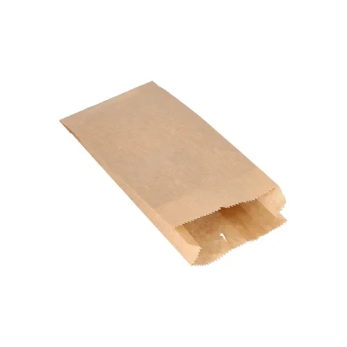 Papieren zakken aaneengeregen Papier (kraft) 21 cm x 10 cm x 5 cm bruin inhoud 0,5 kg