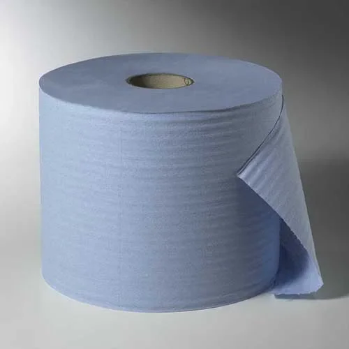 Poetsrollen, 2-laags 380 m x 21,5 cm blauw 1.000 vel 38 x 21,5 cm, huls Ø 7 cm